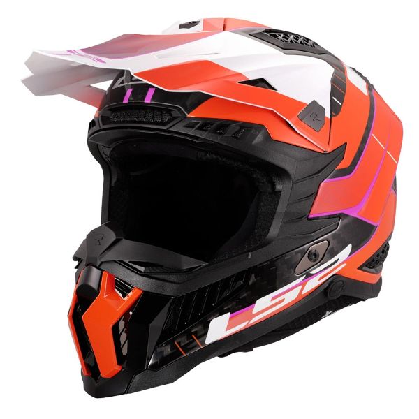 Cross LS2 X-Force Galuo Orange MX703 Cross LS2 X-Force Galuo Orange MX703