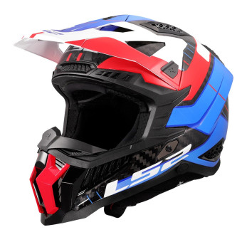 Cross LS2 X-Force Galuo White Red Blue MX703