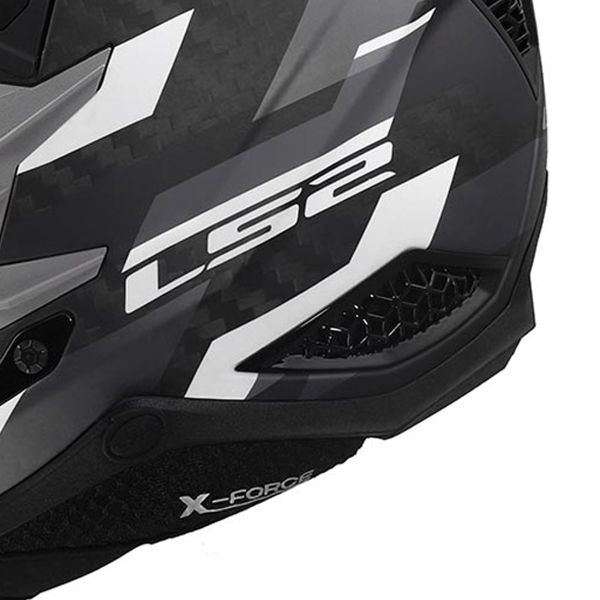 LS2 X- Force Phantom Black Grey MX703