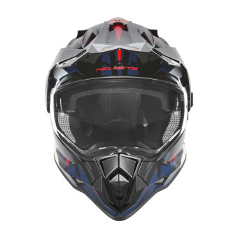 NOX N312 Track Blue Shiny Red