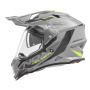 Casque Cross NOX N312 Track Grey Nardo Yellow