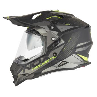 Casque Cross NOX N312 Track Mat Black Yellow