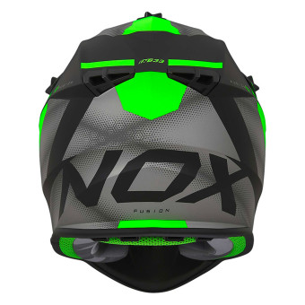 NOX N633 Fusion Matt Black Neon Green