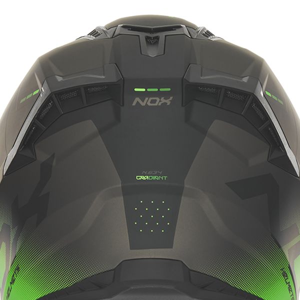 NOX N634 Gradiant Matt Black Green