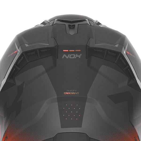 NOX N634 Gradiant Matt Black Red