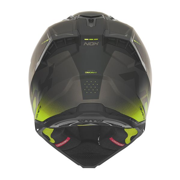 NOX N634 Gradiant Matt Black Yellow