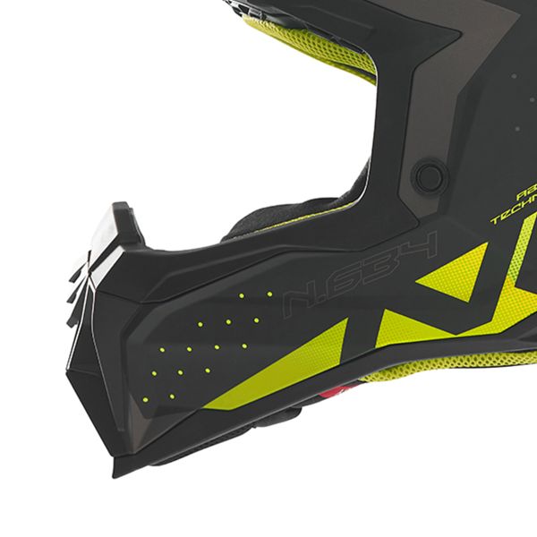 NOX N634 Gradiant Matt Black Yellow