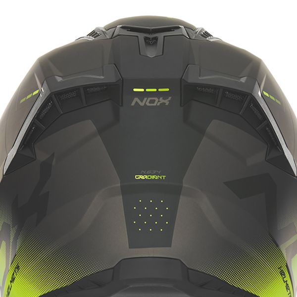 NOX N634 Gradiant Matt Black Yellow