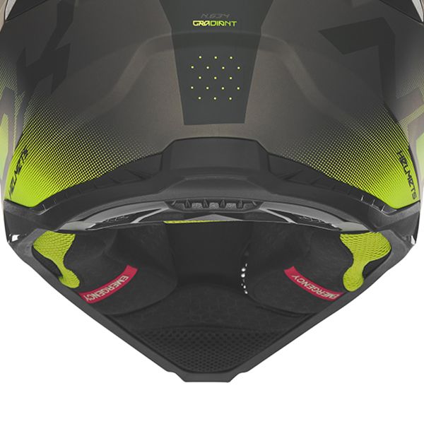 NOX N634 Gradiant Matt Black Yellow