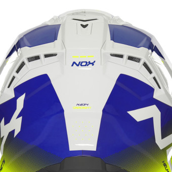NOX N634 Gradiant White Blue Yellow