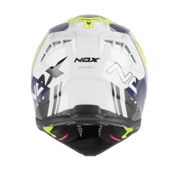 NOX N634 Storm White Blue Yellow