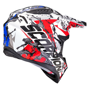 Scorpion Smx-10 Gasoline White Red Blue
