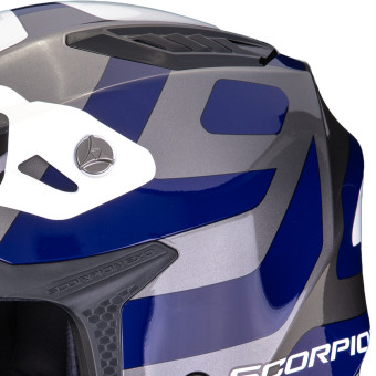 Scorpion Smx-10 Leap Silver Blue