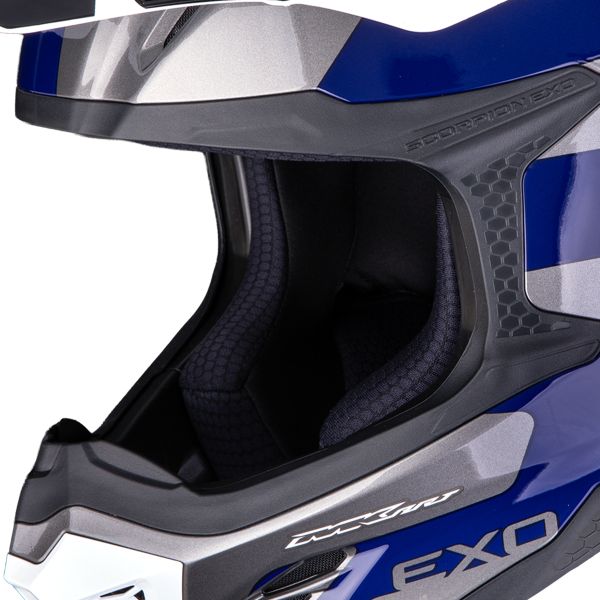 Scorpion Smx-10 Leap Silver Blue