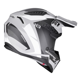 Scorpion Smx-10 Speed Matt Grey Black White