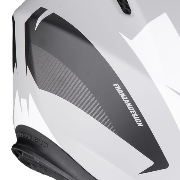 Scorpion Smx-10 Speed Matt Grey Black White