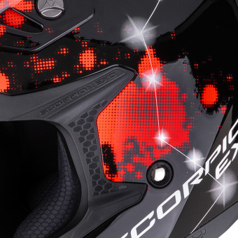 Scorpion Smx-10 Vibe Black Red