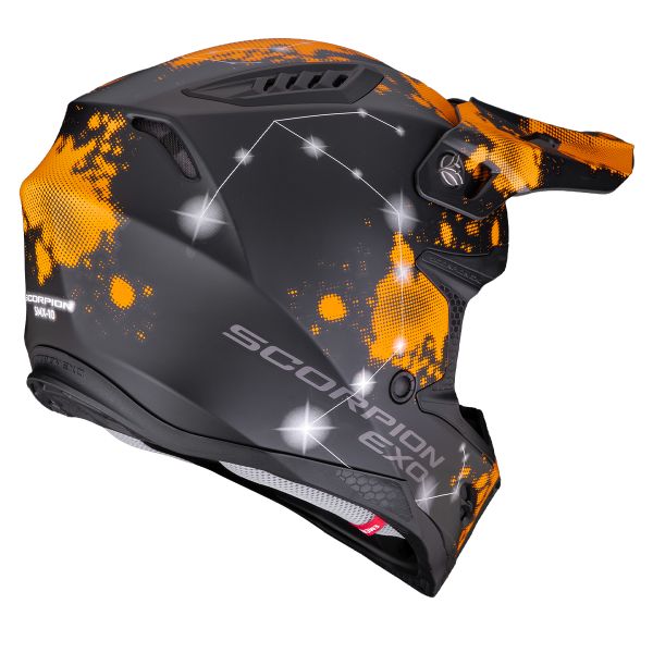 Scorpion Smx-10 Vibe Matt Black Orange