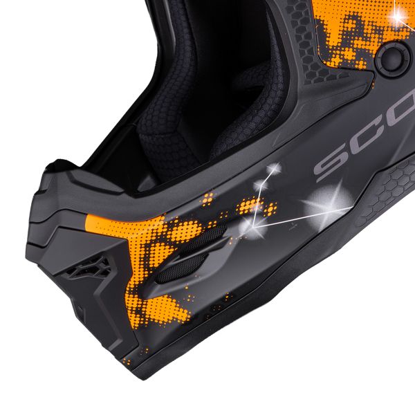 Scorpion Smx-10 Vibe Matt Black Orange