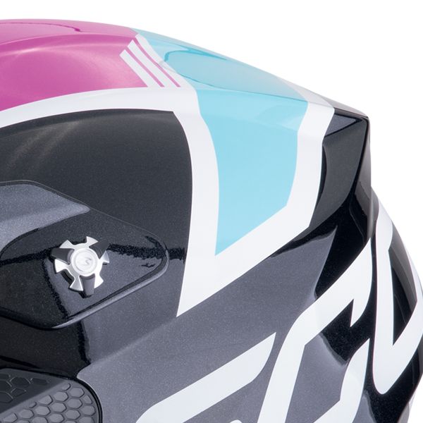 Scorpion VX-16 Evo Air Analog Black Metal Blue Pink