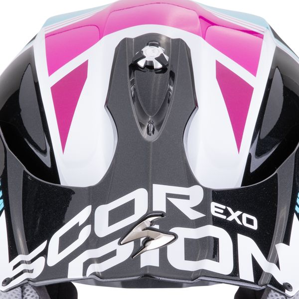 Scorpion VX-16 Evo Air Analog Black Metal Blue Pink