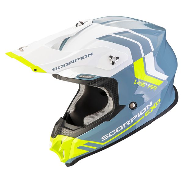 Cross Scorpion VX-16 Evo Air Fusion Blue Yellow Fluo Cross Scorpion VX-16 Evo Air Fusion Blue Yellow Fluo