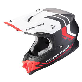 Casque Cross Scorpion VX-16 Evo Air Fusion Matt Black Red Casque Cross Scorpion VX-16 Evo Air Fusion Matt Black Red