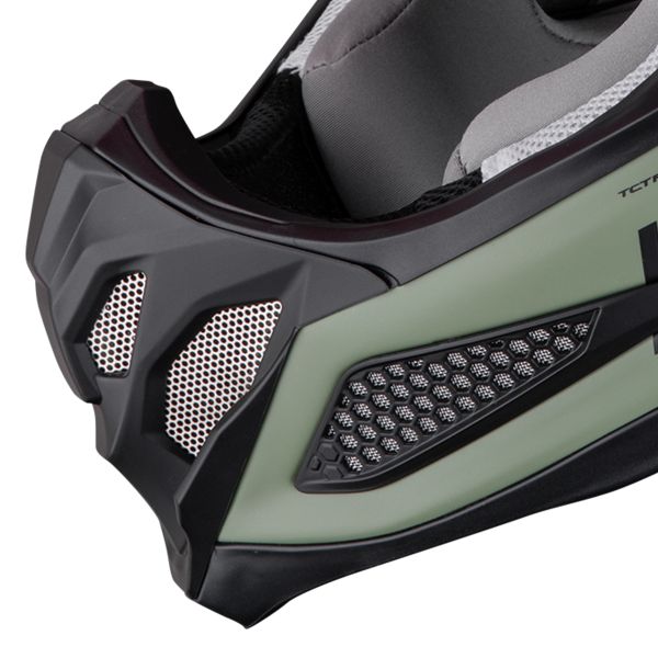 Scorpion VX-22 Air Updown Matt Green Black Red