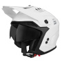 Casque Cross SHOT Drop Solid White Glossy