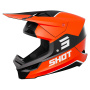 Casque Cross SHOT Furious Bolt Orange Matt