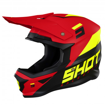 SHOT Furious Chase Red Neon Yellow Matt + Assault Black