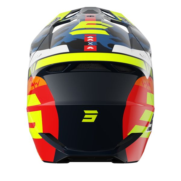 SHOT Furious Flash Blue Neon Yellow Glossy 2.0