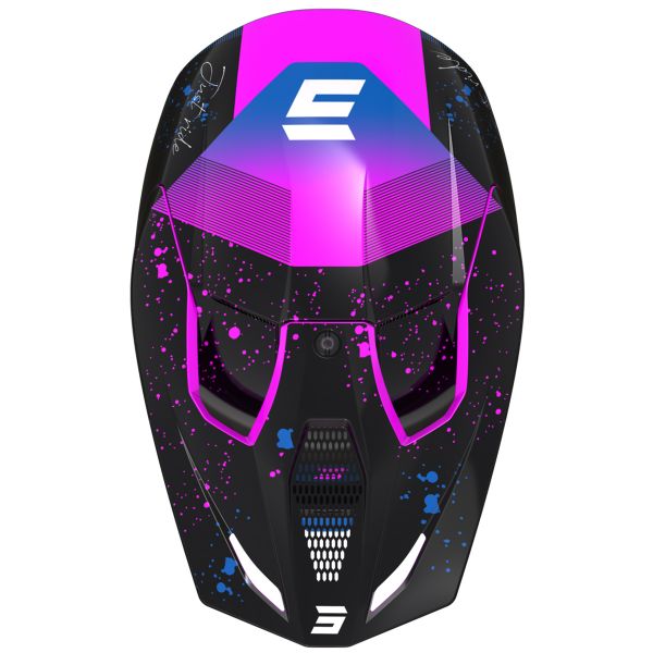 SHOT Furious Matrix Kid Purple Glossy