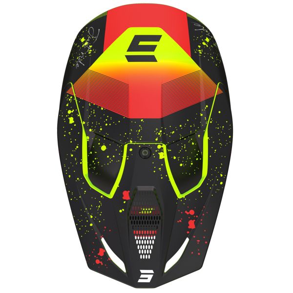 SHOT Furious Matrix Kid Red Glossy