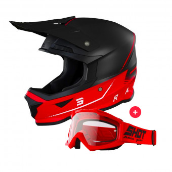 Cross SHOT Furious Raw 3.0 Black Red Matt + Assault Red
