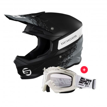 Cross SHOT Furious Roll Black Grey Matt + Assault White