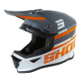 Casque Cross SHOT Furious Shining Grey Glossy
