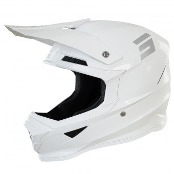 Casque Cross SHOT Furious Solid 2.0 White Casque Cross SHOT Furious Solid 2.0 White
