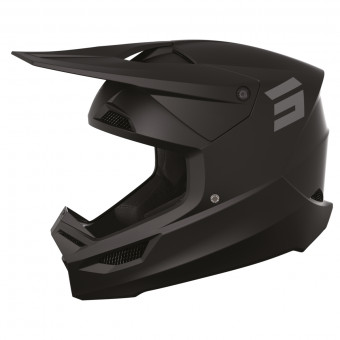 Casque Cross SHOT Furious Solid Matt Black Casque Cross SHOT Furious Solid Matt Black