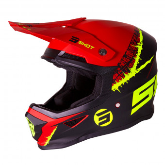 Cross SHOT Furious Storm Lime Red Matt