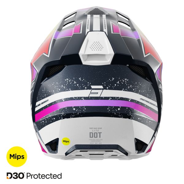 SHOT Lite racing Blau Neon Yellow Pearly 2.0