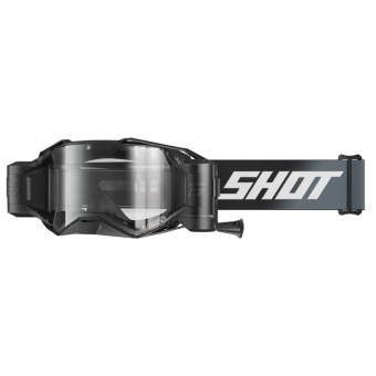 Crossbrille SHOT Brille Lite Roll-off Solid Black Matt