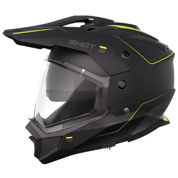 Integral SHOT Trek Max Vision Rally Black Neon Yellow Matt