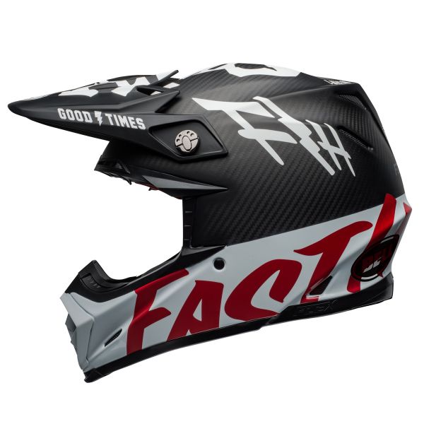 Bell Moto-9 Flex Fasthouse WRWF Black White Red