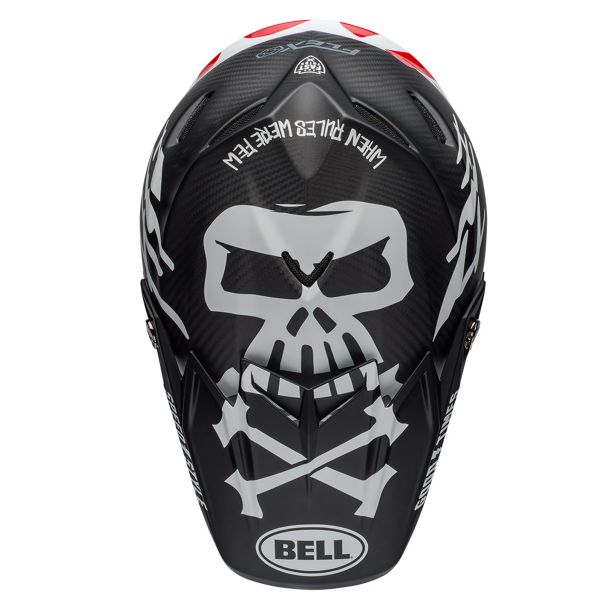 Bell Moto-9 Flex Fasthouse WRWF Black White Red