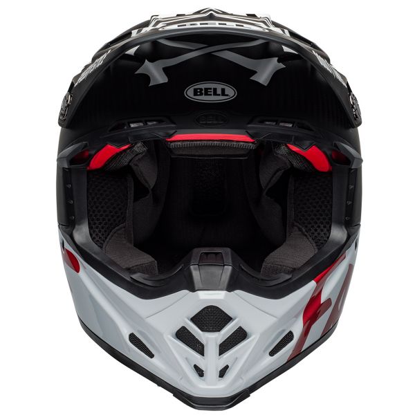 Bell Moto-9 Flex Fasthouse WRWF Black White Red