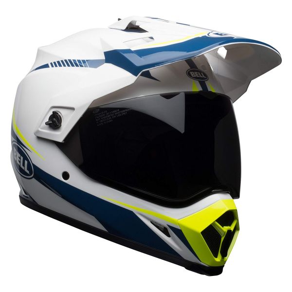 Cross Bell MX-9 Adventure Mips Torch White Blue Yellow Cross Bell MX-9 Adventure Mips Torch White Blue Yellow