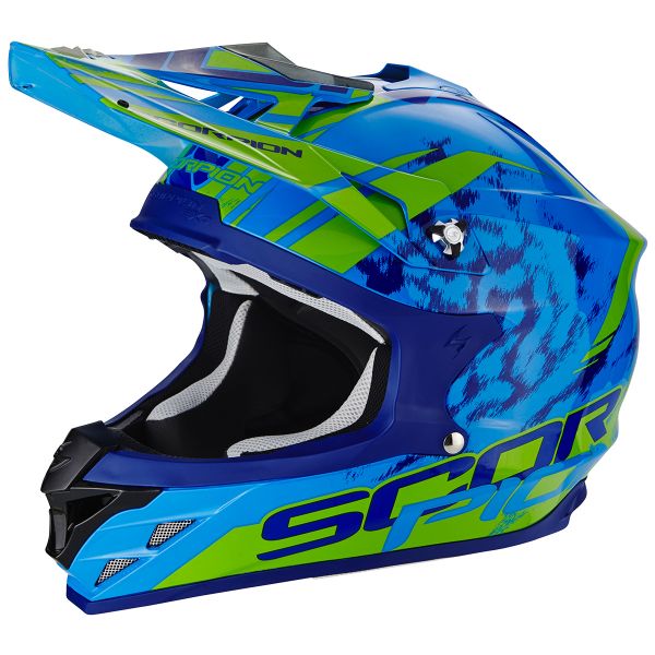 Cross Scorpion VX-15 Evo Air Kistune Blue Green
