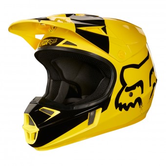 Casque Kinder FOX V1 Master Yellow - Kinder Casque Kinder FOX V1 Master Yellow - Kinder