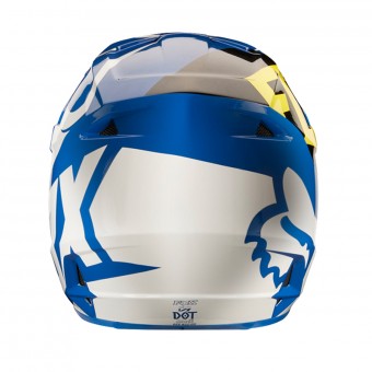 FOX V1 Race Blue White- Kinder